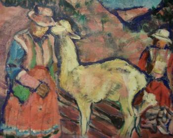 Dolly Rollins watercolor