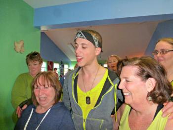 The students look on. KATRINA CLARK/Boothbay Register