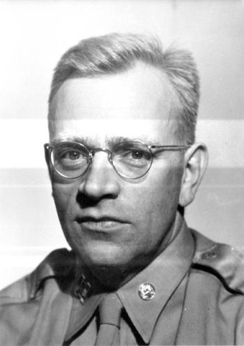 Deane Keller as a soldier in World War II. Courtesy of the Keller family Deane Keller, WWII soldier