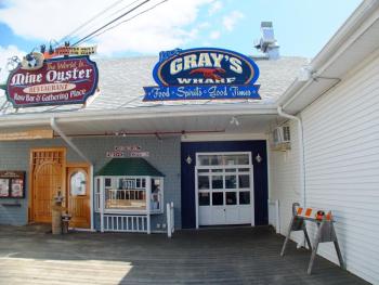 GRAY’S WHARF has been sold, and Herringbone’s will be taking its place soon. SUZI THAYER/Boothbay Register