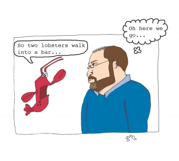jeff pert cartoon lobster