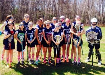 The grades 5-6 team with some grades 7-8 players who competed together at round robin in Brunswick on May 3. The team won all three games. The 5-6 team also won three games in Brunswick on May 10. Courtesy of the YMCA