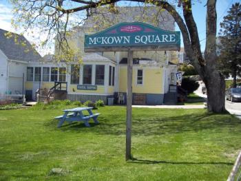 THIS SPOT, next to Coastal Shipping, will soon have a hot dog stand. Mountain Man Hot Dogs, which resided here during the summer of 2012, is returning to peddle his scrumptious fare. SUZI THAYER/Boothbay Register