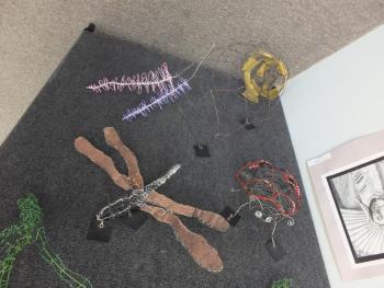 Wire pollinators BRHS art students
