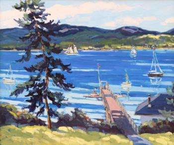 Keith Oehmig, "Sailing off Northeast"