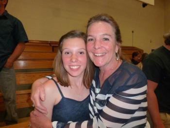 Graduate Madeleine McLellan and Stacy McLellan. KATRINA CLARK/Boothbay Register