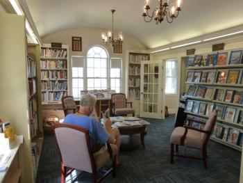 The renovated reading room at the Boothbay Harbor Memorial Library. KATRINA CLARK/Boothbay Register