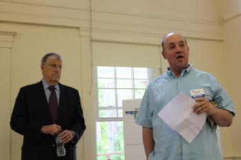 Photo of Tom Myette and Eliot Cutler