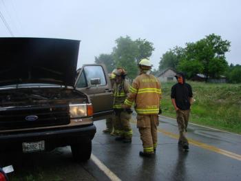 Whitefield truck fire