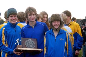Photo of Nick Scott, Nate Schwehm and Chase Brown