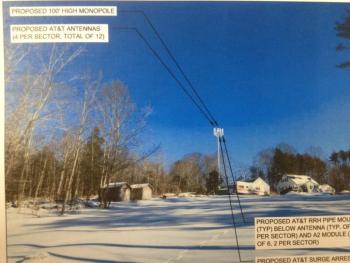 photo of Edgecomb cell tower