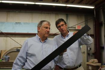 Photo of Eliot Cutler and Tim Hodgdon