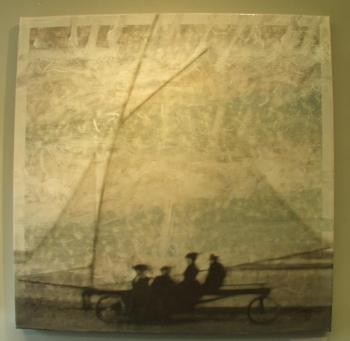 Beach Boat by Petrea Noyes