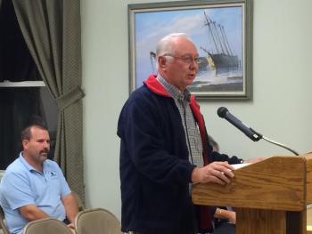 Giles Rubbish owner Dan Giles, WIscasset Transfer Station Superintendent Ron Lear