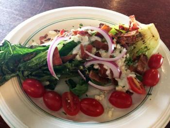 A wedge salad from McSeagull’s. SUZI THAYER/Boothbay Register