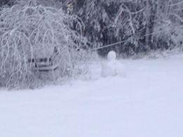 An Owl’s Head snowman. (Courtesy Maddy Siletti)