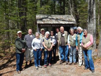 Boothbay Region Land Trust volunteers