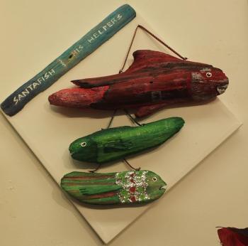Santafish & His Helpers by Lauren Gubbay Rybicki