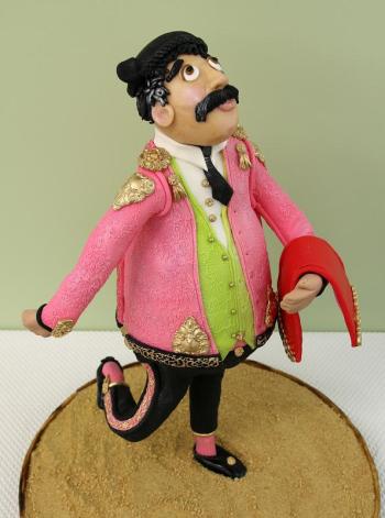 This matador cake was designed and crafted by Patricia Moroz of Starlight Custom Cakes. Courtesy of Mike Moroz