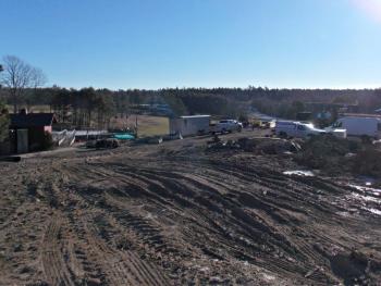 Construction areas at the Boothbay Harbor Country Club. KATRINA CLARK/Boothbay Register