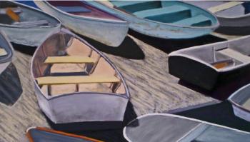“In and Out 5,” pastel by Jan Roberson