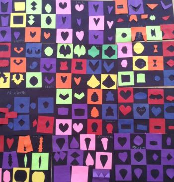 Collage by 2nd grade of BRES
