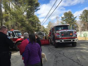 fire, Damariscotta