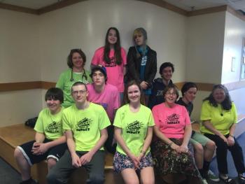 The Student Health Advisory Board. Pictured from left, back row: Anne Barker, Grant Giles, Lillian Sherburne, Kenny Hicks, Sam Betts; front row: Cameron Crocker, Nick Simpson, Sinead Miller, Tammy Blackman, Noah Sherburne, and Kacy Pound. Not pictured: Brenna Alley, Draco Peaslee, Jacob Bishopp and Molly Thibault. KATRINA CLARK/Boothbay Register