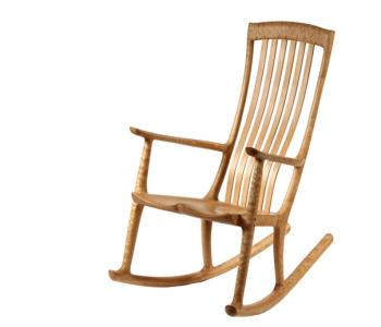 Signed South Yuba designer rocker by Robert Erickson of Nevada City, California. Courtesy photo