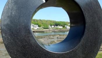Don J. Meserve’s basalt Sun Ring at Studio 53