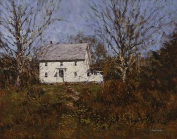 “Light in Autumn” by Angelo Franco, oil on panel, 19 by 24 inches. Angelo Franco