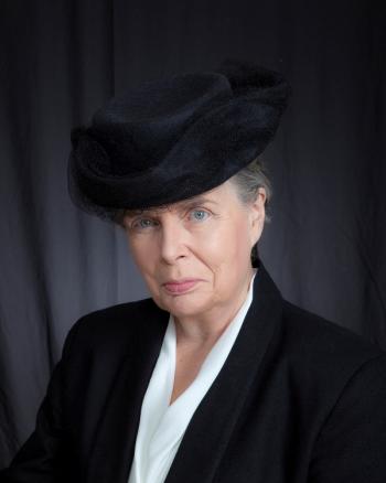 Ann Marie Shea of Worcester, Massachusetts, will perform her original one-woman play about the first woman to ever serve on a presidential cabinet, Frances Perkins. Perkins was President Franklin D. Roosevelt’s Secretary of Labor and continued a short while with Harry Truman. Courtesy of Ann Marie Shea Ann Marie Shea as Frances Perkins