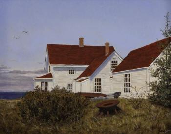 “Island Light Study” by Susannah Haney of Wiscasset, oil on panel, 8 by 10 inches, is one of the new works in the Sylvan Gallery’s new show. Opening reception, Thursday, June 25 from 5-8 p.m. Courtesy of Sylvan Gallery Susannah Haney