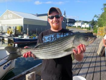Troy Cushing with his second place fish. Courtesy of Steve Rubicam