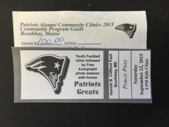 Photo of scam tickets