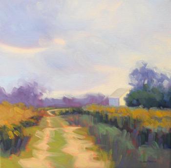 Diana Johnson, also a guest artist in the Centre St. Arts Gallery’s autumn show, will include “The Road Home,” among her works. Courtesy of the gallery