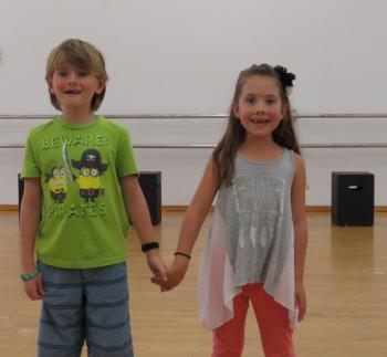 Spencer Pottle and Sarah Harris