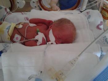 Baby Gabriel is growing stronger every day, according to mother Lynnette Adams Mayotte. Courtesy photo