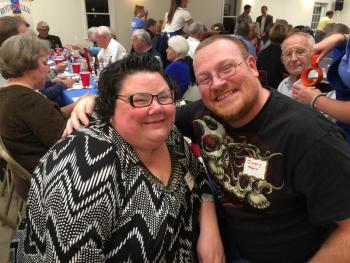 Nicole and Jimmy Main at the 10th annual Veterans Appreciation dinner at the Rotary Club. Jimmy served in the Army from 1996 through 1998, serving in the 46th engineering battalion. They recently celebrated 17 years together. KATRINA CLARK/Boothbay Register