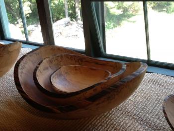 natural edge bowls by Steve Viega