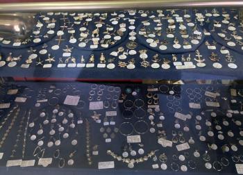 “I probably have the biggest display of silver charms anywhere,” —Peter Dombrowski
