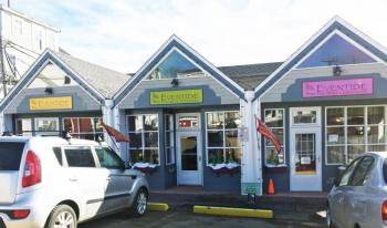 Eventide Specialties, specializing in extra virgin olive oils and balsamic vinegars, is open year-round. SUZI THAYER/Boothbay Register
