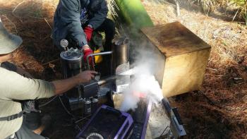Making smoke 101. Courtesy of Brian Papineau
