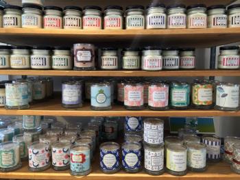 Seawicks candles come in 32 different fragrances and three sizes. SUZI THAYER/Boothbay Register