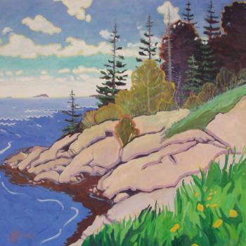 “Summer Day,” oil by Andrea Peters