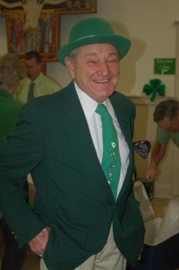 Pande Stevens has been attending the St. Patrick’s Day dinner for over 30 years. ART MAYERS/Boothbay Register