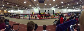 A presentation by students at La fête de la Francophonie des écoles. Courtesy of Natalie Gorey