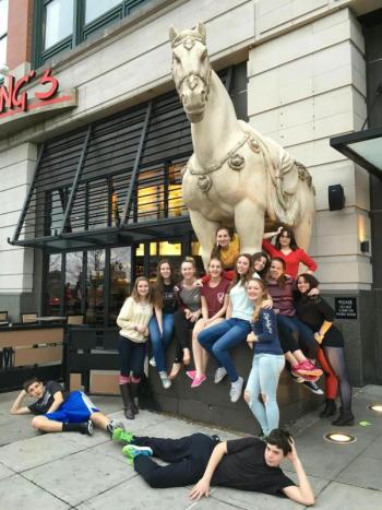 The BRHS students in Providence, Rhode Island. Courtesy of Natalie Gorey
