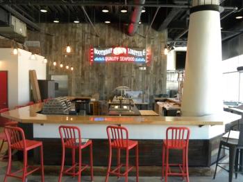 Inside the Boothbay Lobster Company. Courtesy of Willie Craig