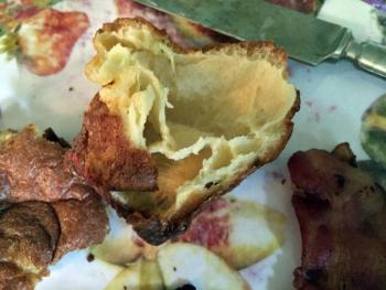 Fresh out of the oven, golden brown and crunchy, with butter melting inside their airy interiors, popovers are heavenly. SUZI THAYER/Boothbay Register